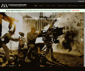 Chapman-Leonard.com(Chapman Leonard Studio Equipment) Screenshot