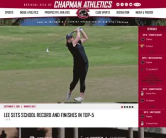 Chapmanathletics.com(Chapman) Screenshot