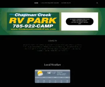 ChapmancreekrvPark.com(Chapman Creek RV Park) Screenshot