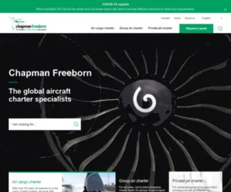 Chapmanfreeborn.aero(Global Aircraft Charter Specialists) Screenshot
