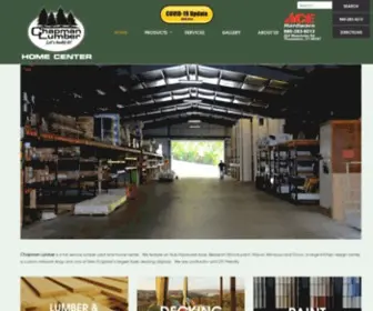Chapmanlumberinc.com(Chapman Lumber) Screenshot