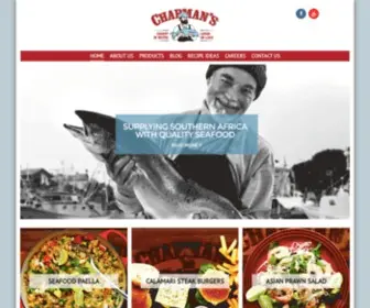 Chapmans.co.za(Chapmans Seafood Company) Screenshot