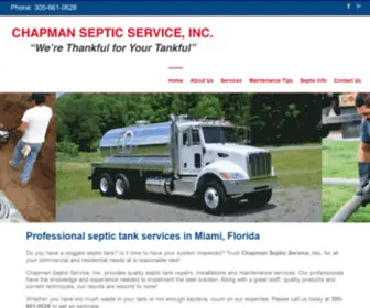Chapmanseptic.com(Miami, FL) Screenshot