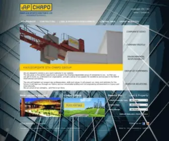 Chapogroup.com(Chapo group) Screenshot