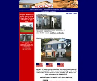 Chappellrentals.com(Dave Chappell Real Estate) Screenshot