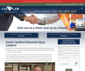 Chappellsmitharden.com(South Carolina Personal Injury Lawyers) Screenshot