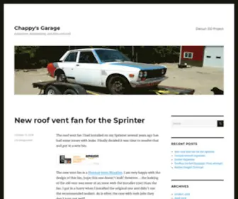 Chappysgarage.com(Automotive, Metalworking, and other cool stuff) Screenshot