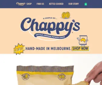 Chappysnacks.com.au(Hand-Made Potato Chips) Screenshot