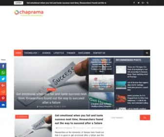 Chaprama.com(Insights from the world of Technology and Lifestyle) Screenshot