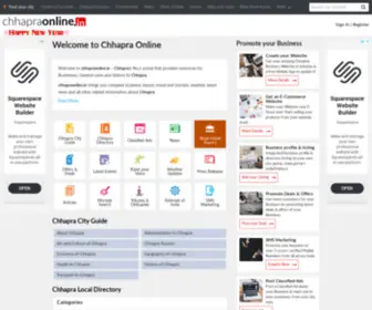 Chapraonline.in(Chhapra Directory) Screenshot
