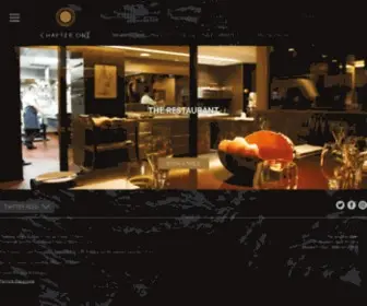 Chapteronerestaurant.com(Chapter One) Screenshot