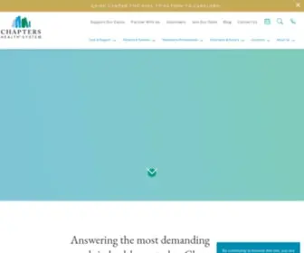 Chaptershealth.org(The Future of Healthcare) Screenshot
