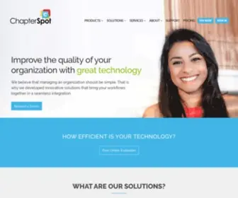 Chapterspot.com(We provide the technology foundations (through documentation and standardization)) Screenshot