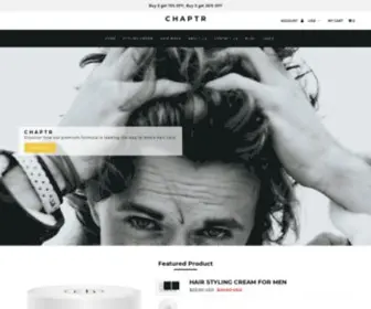 Chaptrhair.com(Best men's hair styling products for thick & thin hair) Screenshot