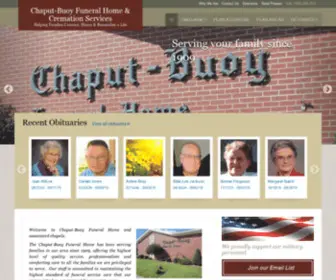 Chaputbuoy.com(Chaput-Buoy Funeral Home & Cremation Services) Screenshot