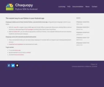 Chaquo.com(Python SDK for Android) Screenshot
