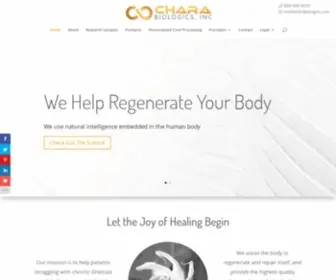 Charabiologics.com(Chara Biologics) Screenshot