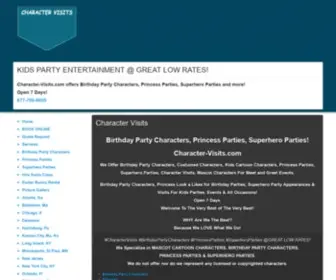 Character-Visits.com(Birthday Party Characters) Screenshot