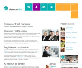 Characterfirst.ro(Character First Romania) Screenshot
