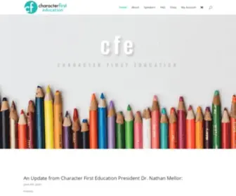 Characterfirsteducation.com(Character First Education) Screenshot