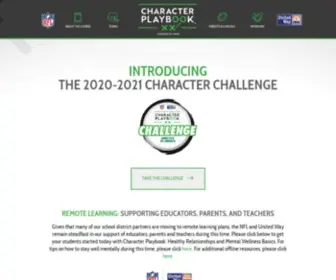 Characterplaybook.com(Character Playbook) Screenshot