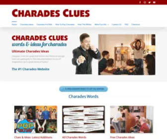 Charadesclues.com(Charades Words and Ideas to get your game on) Screenshot