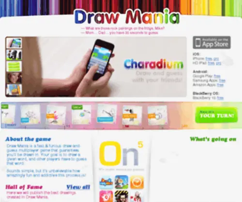 Charadium.com(Draw Mania) Screenshot