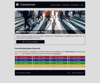 Charaktertest.net(Kostenloser online Pers) Screenshot
