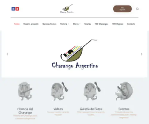 Charangoargentino.com.ar(Charango Argentino) Screenshot