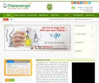Charanwings.com(Equity advisory services) Screenshot