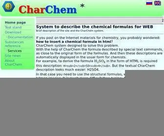 Charchem.org Screenshot