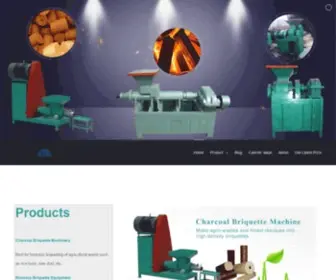 Charcoalbriquettemachine.com(Our vision) Screenshot