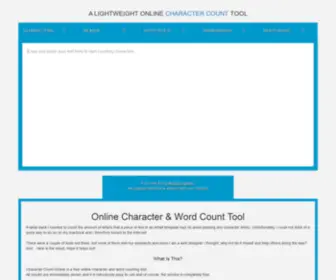 Charcountonline.com(Character Count Online) Screenshot