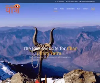 Chardhamkiyatra.com(Char dham yatra) Screenshot