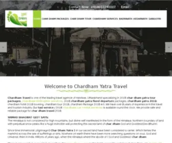 Chardhamtravel.com(Chardham Travel) Screenshot