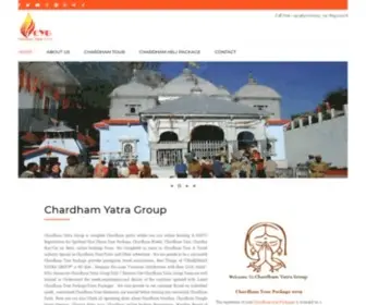 Chardhamyatragroup.com(Chardham Yatra Group) Screenshot