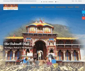 Chardhamyatratravel.com(Travel website) Screenshot