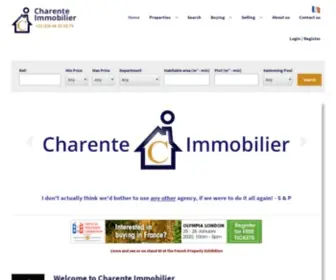 Charente-Immobilier.com(Beaux Villages Immobilier) Screenshot