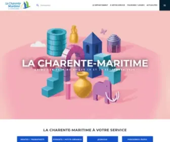 Charente-Maritime.fr(Département de la Charente) Screenshot