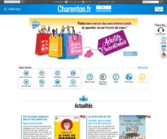 Charenton.fr(Mairie de charenton) Screenshot