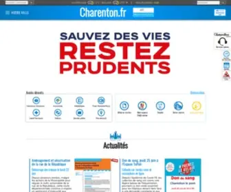 Charentonlepont.fr(Mairie de charenton) Screenshot