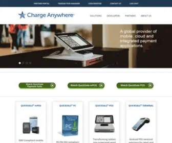 Chargeanywhere.com(Payment solutions for all mobile devices) Screenshot