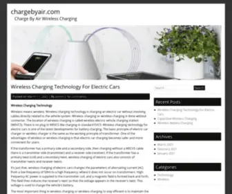 Chargebyair.com(Charge By Air Wireless Charging) Screenshot