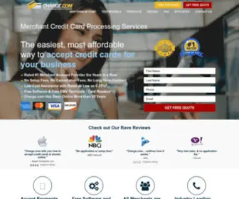 Charge.com(Credit Card Processing Services) Screenshot