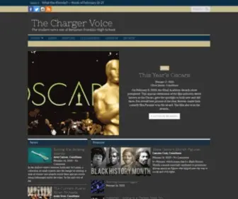 Chargervoice.com(The student news site of Benjamin Franklin High School) Screenshot