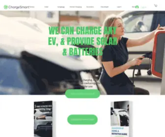 Chargesmart.co.nz(Experts in Smart Electric Vehicle Charging and Solar) Screenshot