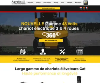 Chariot-Elevateur-Cat.com(Chariot élévateur) Screenshot