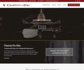 Chariotsforhire.com(Maryland) Screenshot