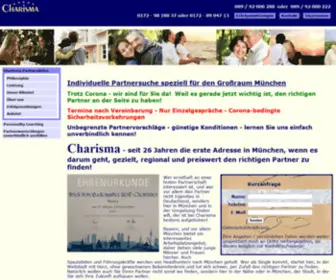 Charisma-Muc.de(Partnervermittlung München) Screenshot