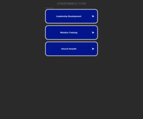 Charismaec.com(Charismaec) Screenshot
